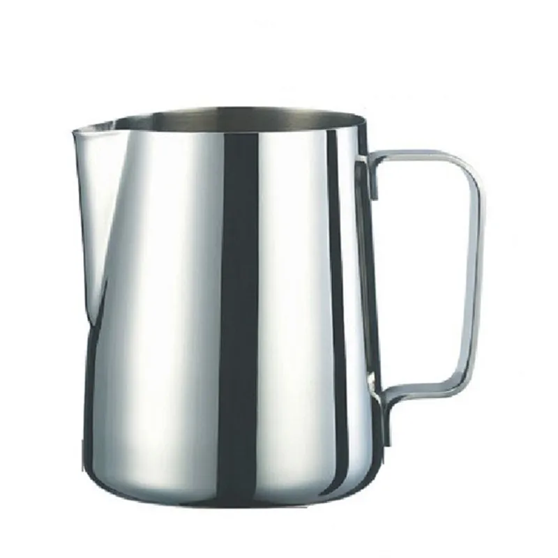 1L Нержавеющая сталь вытягивающийся цветок эспрессо вспениватели вспенивания