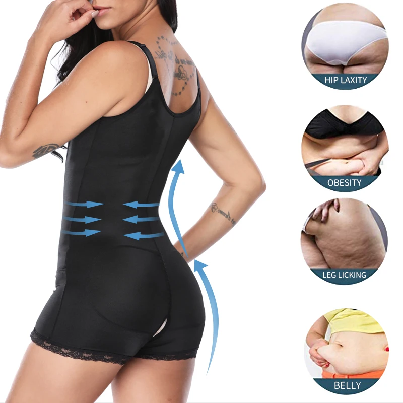 Полноразмерное боди Корректирующее белье утягивающее тренажер для талии