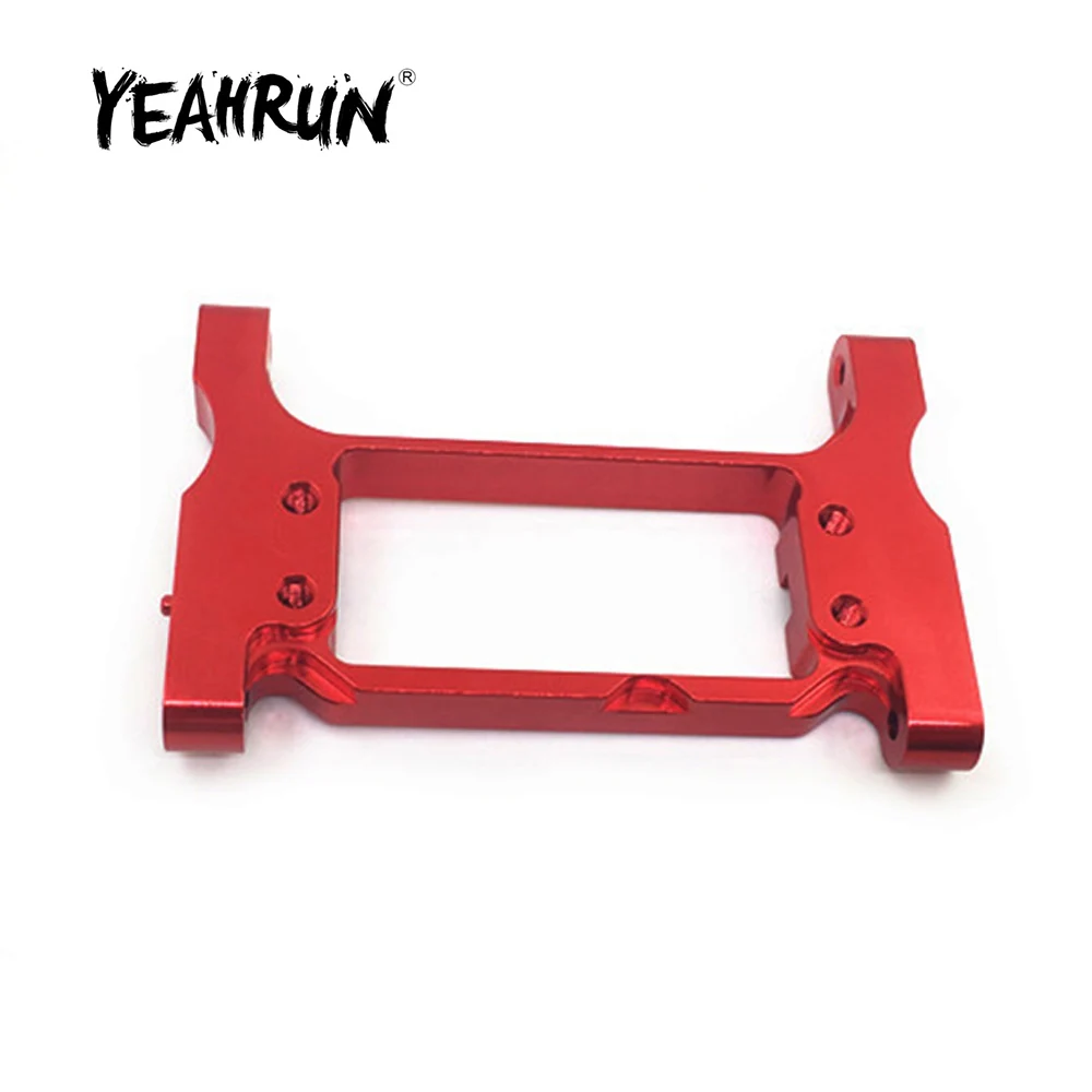 

YEAHRUN CNC Aluminum Alloy Front Crossmember Servo Mount Stand for Traxxas TRX-4 TRX4 1/10 RC Crawler Car Upgrade Accessories
