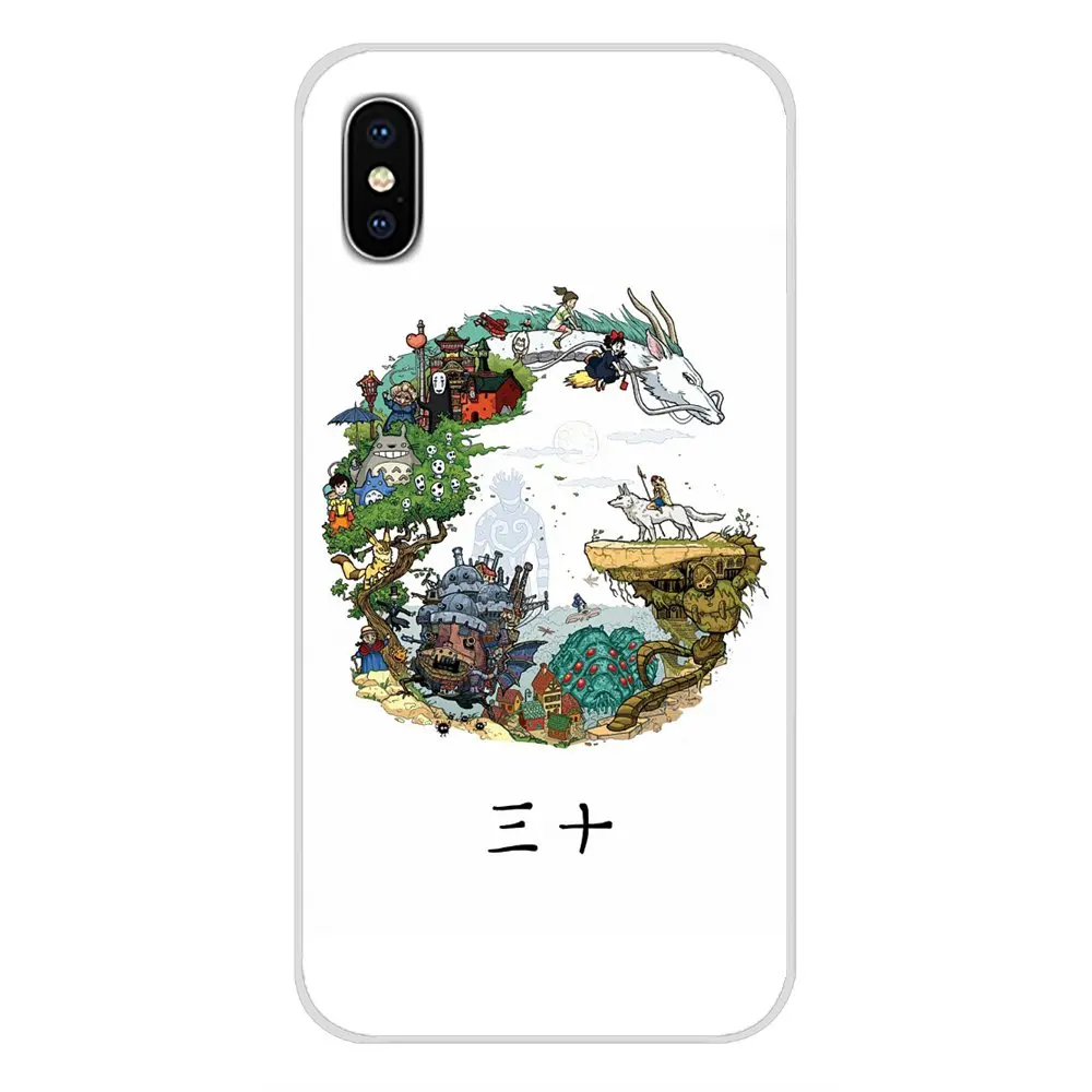 For Huawei G7 G8 P7 P8 P9 P10 P20 P30 Lite Mini Pro P Smart Plus 2017 2018 2019 kawaii ghibli doodle Soft Transparent Case Cover | Мобильные
