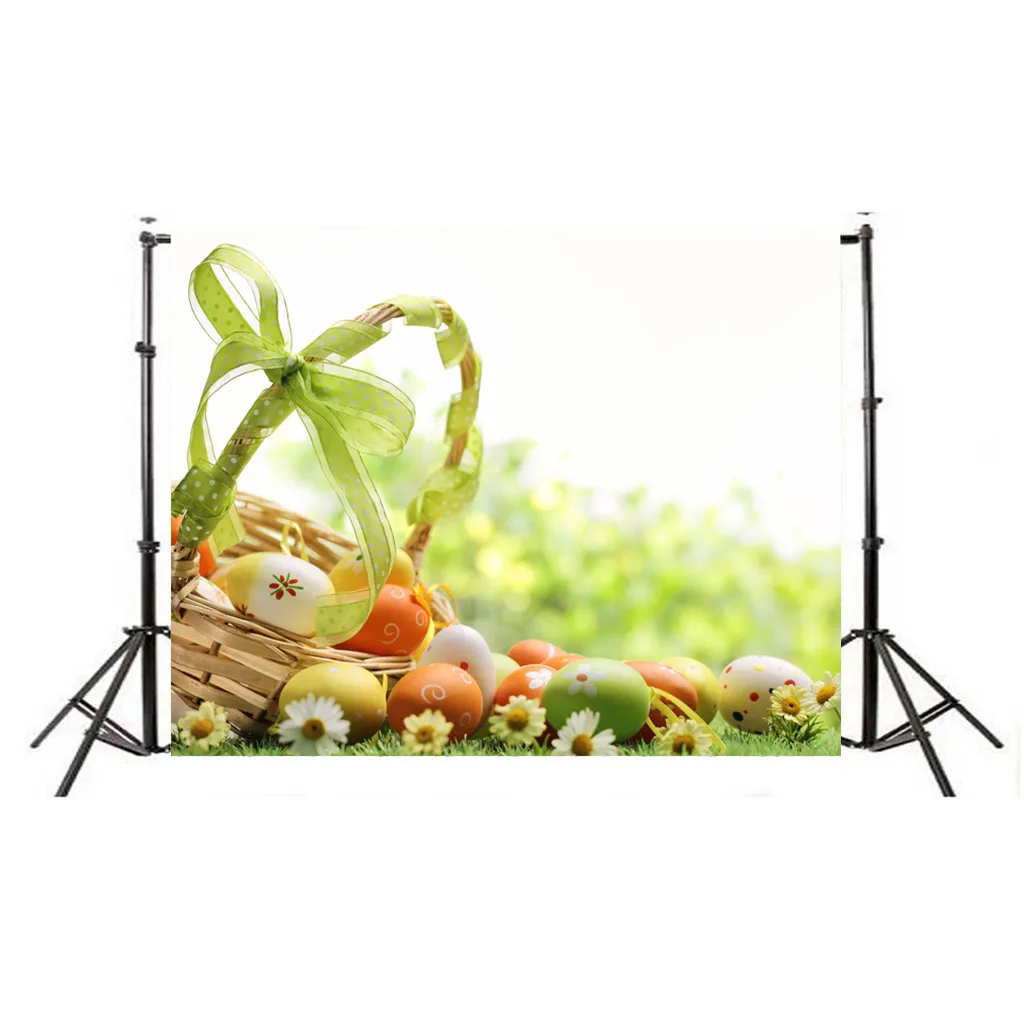 

Easter Photography Background 1PC 150x90cm Easter Digital Photographice Background Cloth 3D Photo Backdrops For Photo Studio