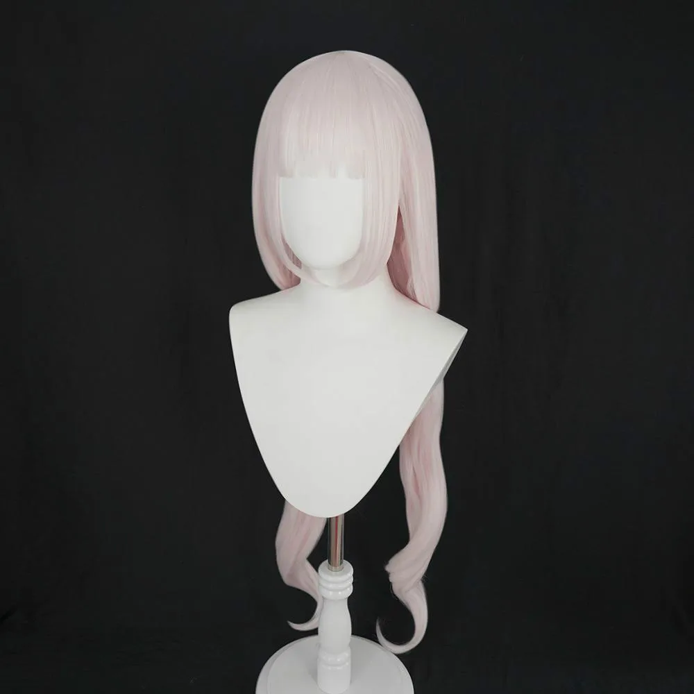 Женский парик для косплея из аниме некопара розовый термостойкий синтетический