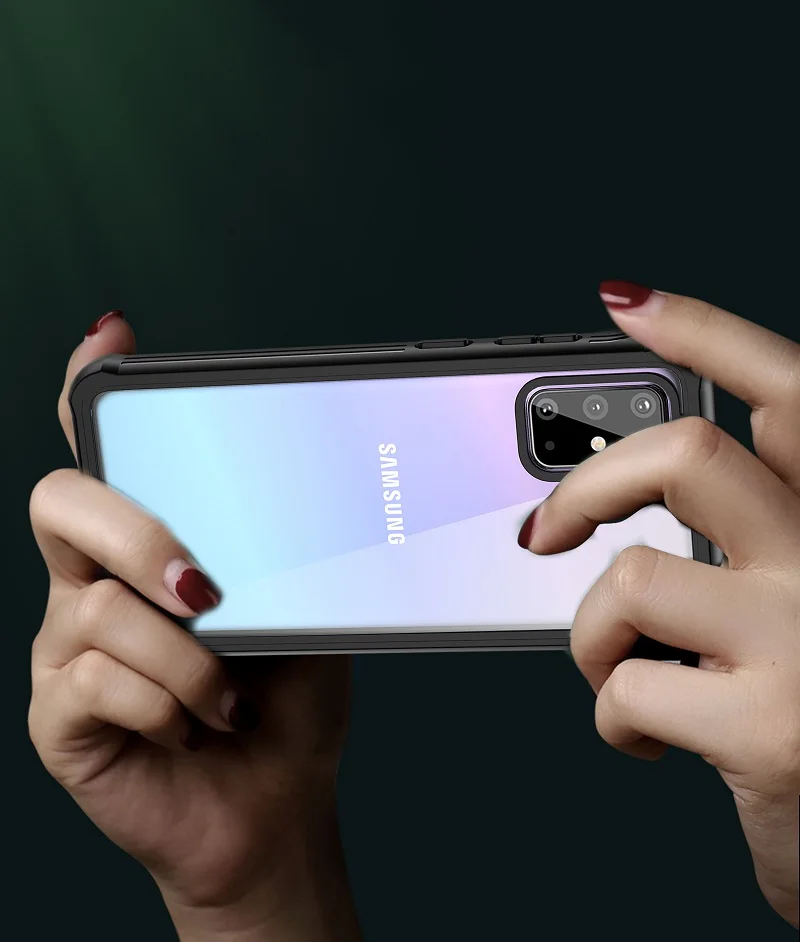 360 полная защита броня для Samsung Galaxy S20 Ультра чехол мягкий прозрачный
