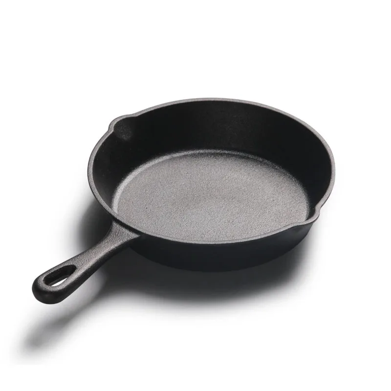 Чугуна с антипригарным покрытием 14 20 см сковорода длинной ручкой для жарки