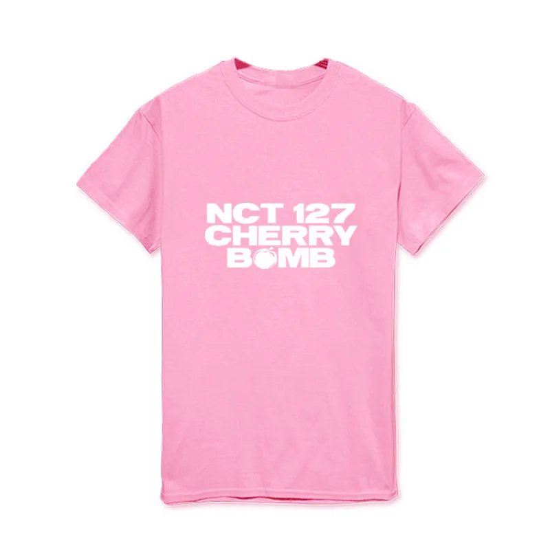 Mainlead KPOP NCT 127 футболка CHERRY BOMB #127 DongHyuck с надписью JaeHyun|Футболки| |