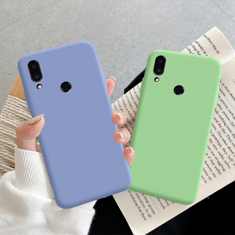 case for meizu note 9 case soft tpu silicone case solid color protective phone shell for meizu note 9 back cover cases free global shipping