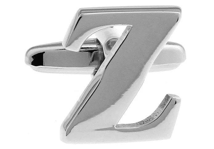 Новинка 2020 мужские французские пуговицы английские буквы Z запонки оптовая цена