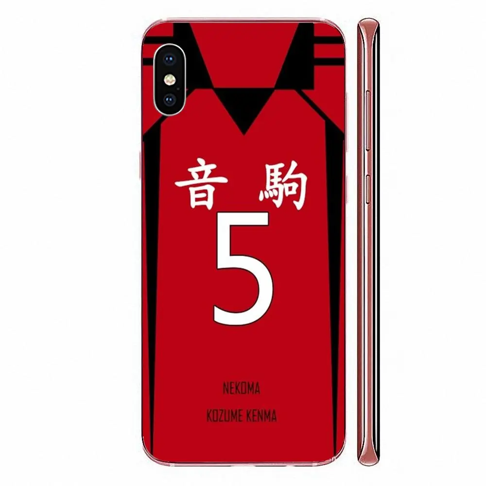 Футболка для волейбола Haikyuu Nekoma трикотажная кофта Galaxy Grand A3 A5 A7 A8 A9 A9S On5 On7 Plus Pro Star