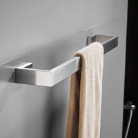 towel bar rack stainless steel brushed 60cm silver towel for bathroom accessories 23 6