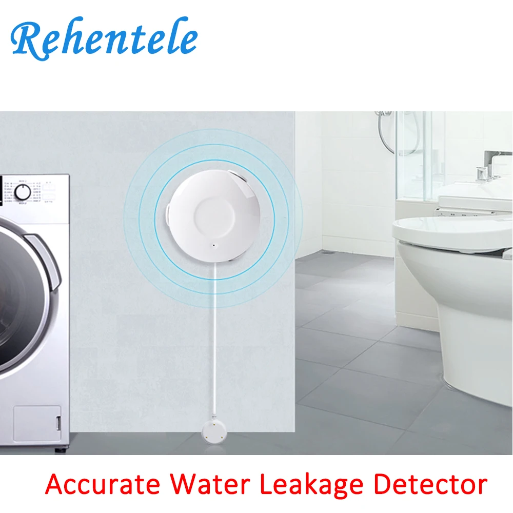 Беспроводной смарт-датчик утечки воды Tuya с Wi-Fi | Безопасность и защита