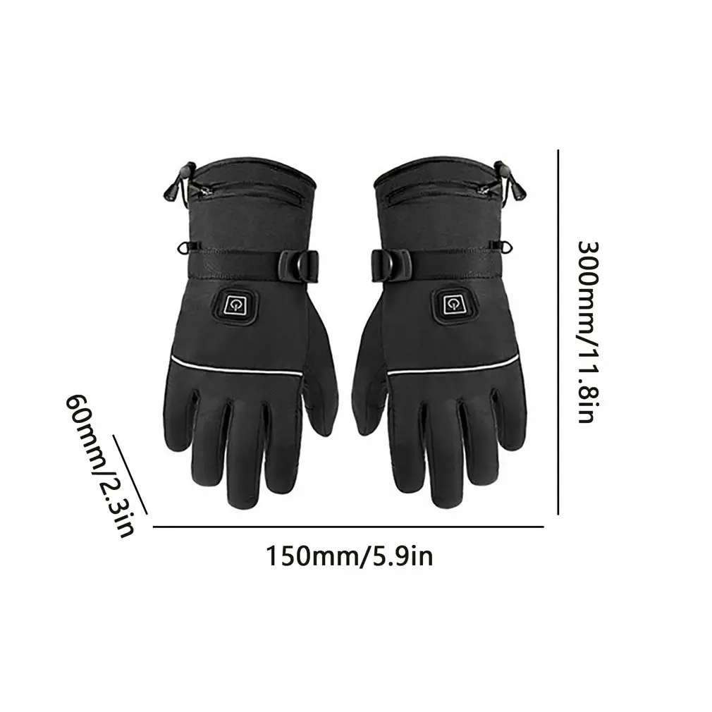 

Waterproof Motorcycle Gloves Heated Moto Heating USB Hand Warmer Electric Thermal Heated Gloves Battery Powered Gloves