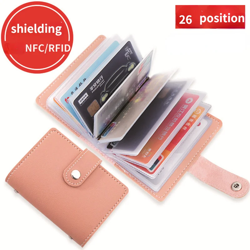 

Home Storage Anti-theft Brush Anti Degaussing Bank Card Bag Multi Card Slot Certificate Card Bag Sleeve Driver's License Bag