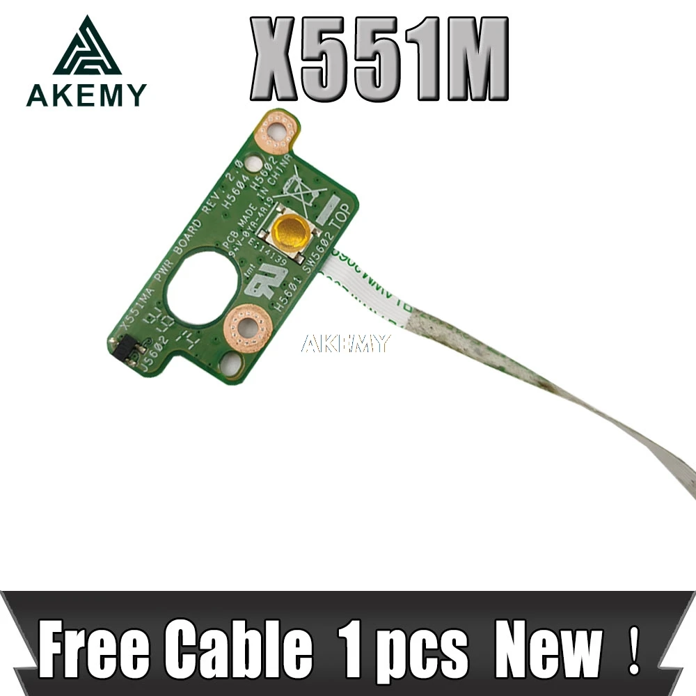 Новинка! 1 шт. с кабелем для Asus X551 X551M X551MA X551MAV X551C X551CA F551 F551M плата переключателя