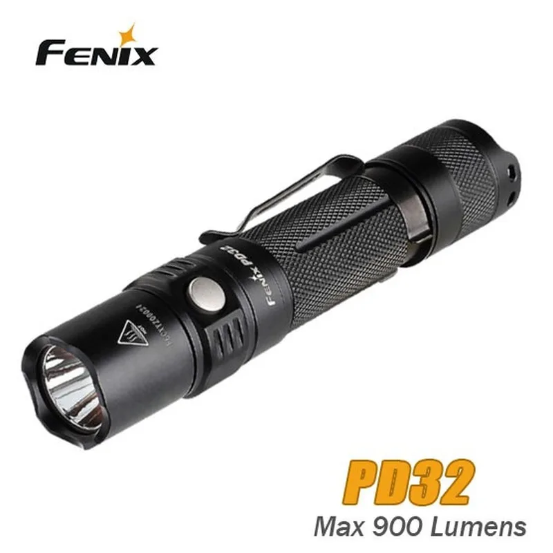Новый Fenix PD32 2016 Cree XP L HI 900 люмен светодиодный фонарик (18650 CR123A)|Портативные