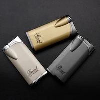 gas lighter windproof butane torch blue flame mens metal electronic turbo lighters tobacco pipes cigar mens smoking gadgets
