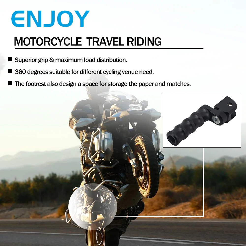 Передняя подставка для ног мотоцикла Подножка BMW R1200GS Adventure R1250 GS ADV 2013-2021 Highway 360 °