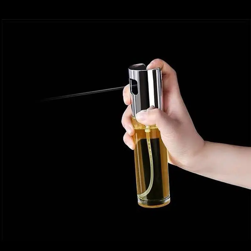 Бутылка для оливкового масла распылитель стеклянный масляный бак герметичный