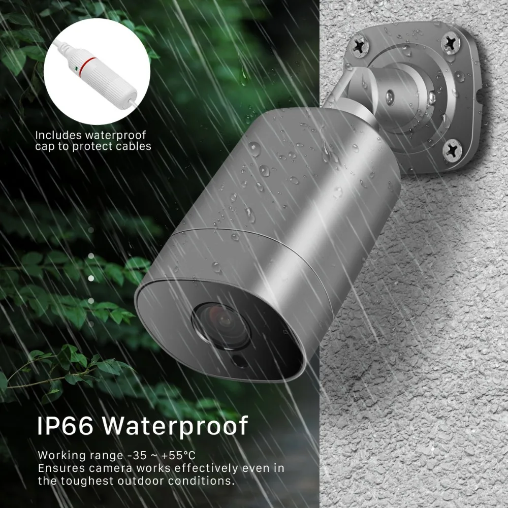 Besder 5MP/2MP ip-камера безопасности H.265 наружная Onvif камера двухсторонняя аудио 30 м ИК ночного видения Email Picture App XMEye