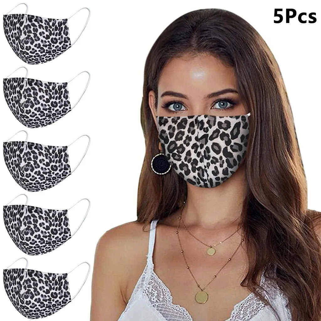 5 шт. универсальная Пыленепроницаемая и смываемая маска хлопковая Сексуальная