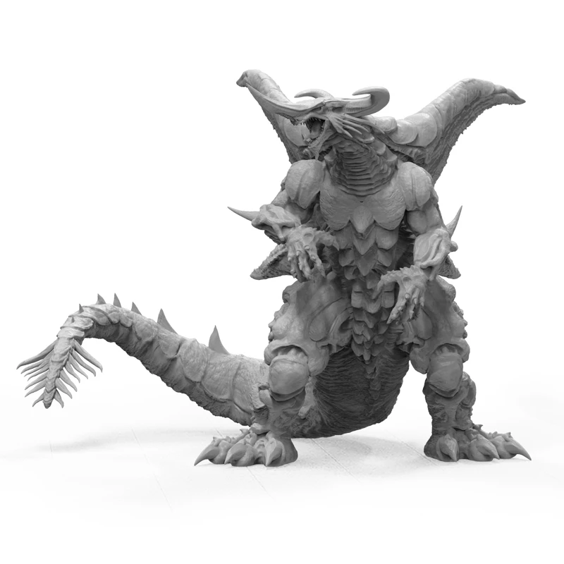 

Resin die-casting manufacturing evil dragon chess piece white mold chest mold decoration model collection toy model 15CM