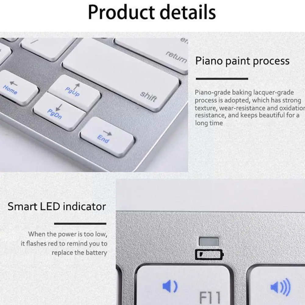 

Универсальная Бесшумная ультратонкая Беспроводная мини клавиатура и мышь шоколадного цвета 2,4 г для ноутбука, настольного ПК, телевизора, П...