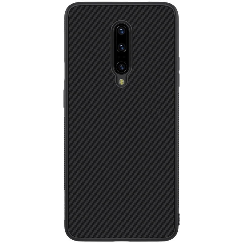 For OnePlus 7 Pro Для OnePlus 7 Pro Чехол для OnePlus 7 6 6T чехол NILLKIN Роскошный чехол из синтетического волокна Карбон PP Пластиковая Задняя крышка для телефона OnePlus7 - Цвет: For OnePlus 7 Pro