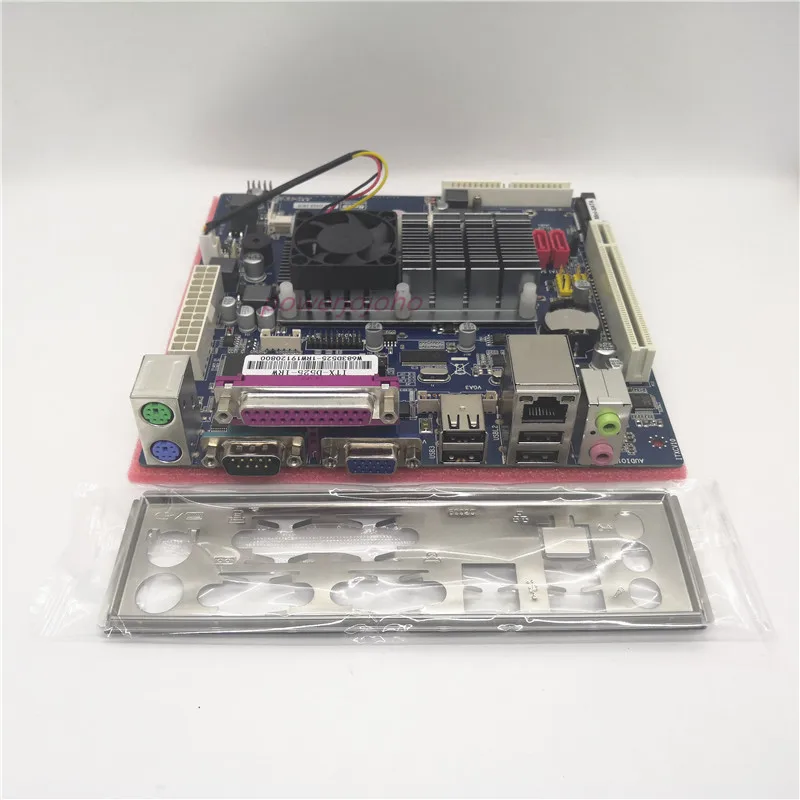 Материнская плата Atom D525 mini-itx встроенный двухъядерный процессор для POS-аппарата