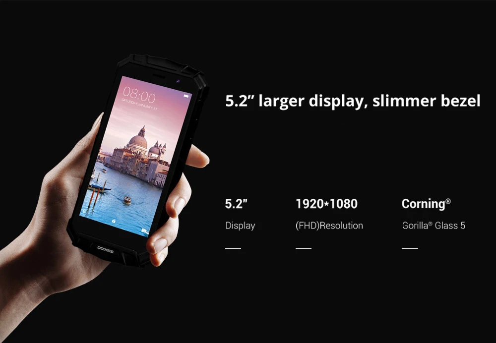 DOOGEE S60 Lite IP68 беспроводной зарядный смартфон 5580 мАч 12V2A Быстрая зарядка 16MP 5,2 ''FHD MTK6750T Восьмиядерный 4 ГБ 32 ГБ NFC телефон