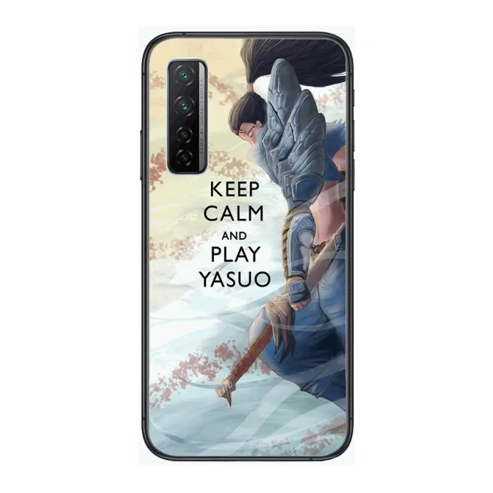 

Game LOL Exquisite Phone Case For Huawei mate 40 30 10 20 40 8 9 Lite Z Pro Black Etui 3D Coque Painting Hoesjes 5g black