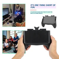 2022 new game controller case plastic material hand grip handle stand for nintendo old 3ds ll xl joypad stand case black