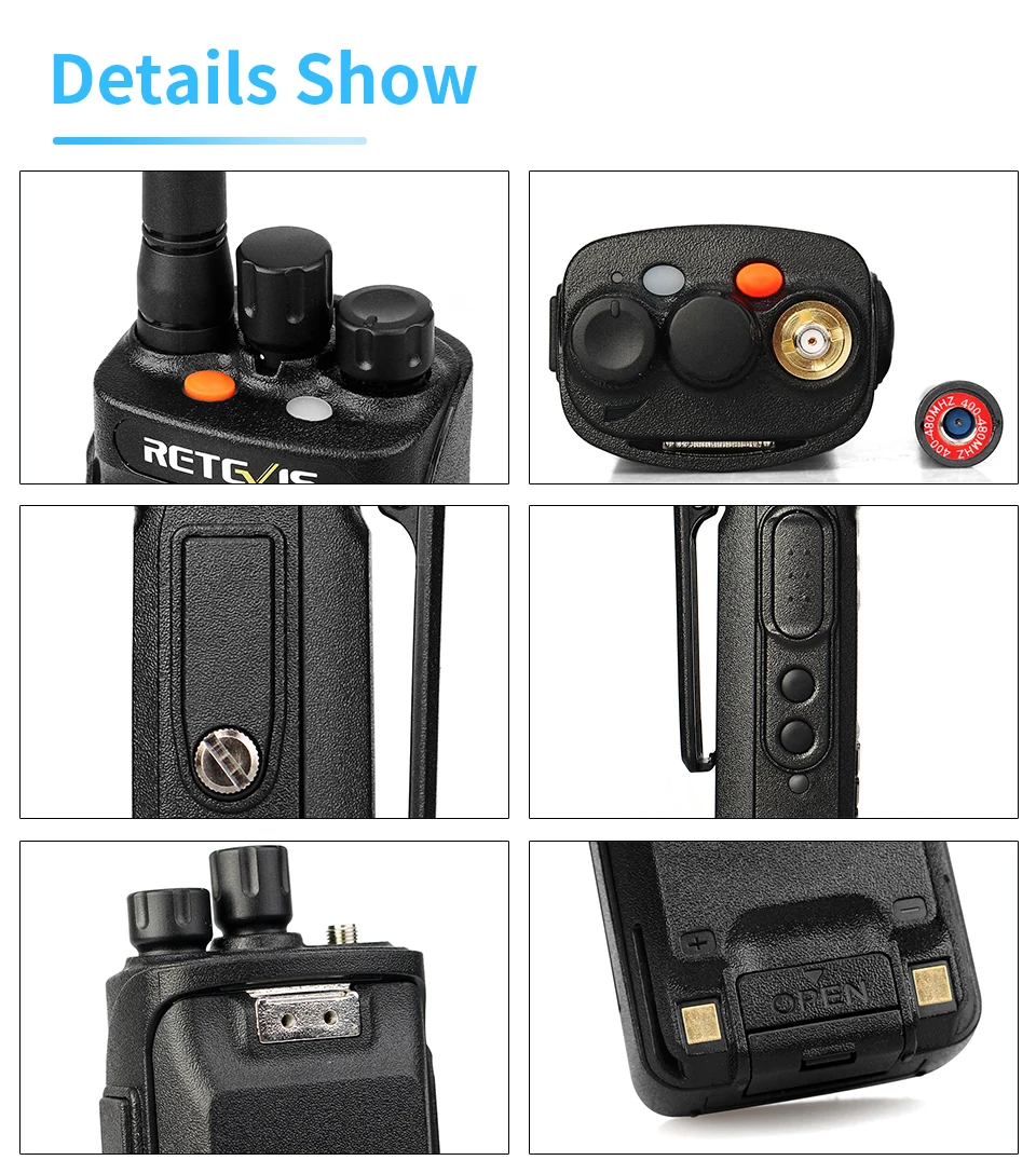 1 шт. Retevis RT83 высокомощная рация DMR цифровое радио(gps) IP67 водонепроницаемый UHF 400-470 МГц цифровой/аналоговый двухстороннее радио