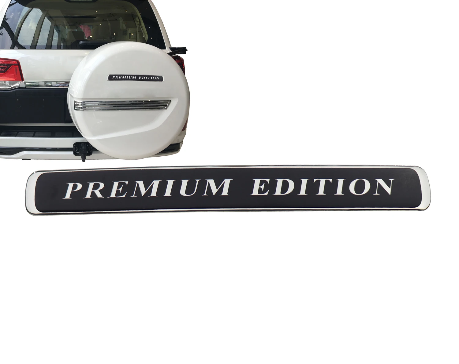 Черная премиум версия для Land Cruiser Хайлендер крышка багажника наклейка с