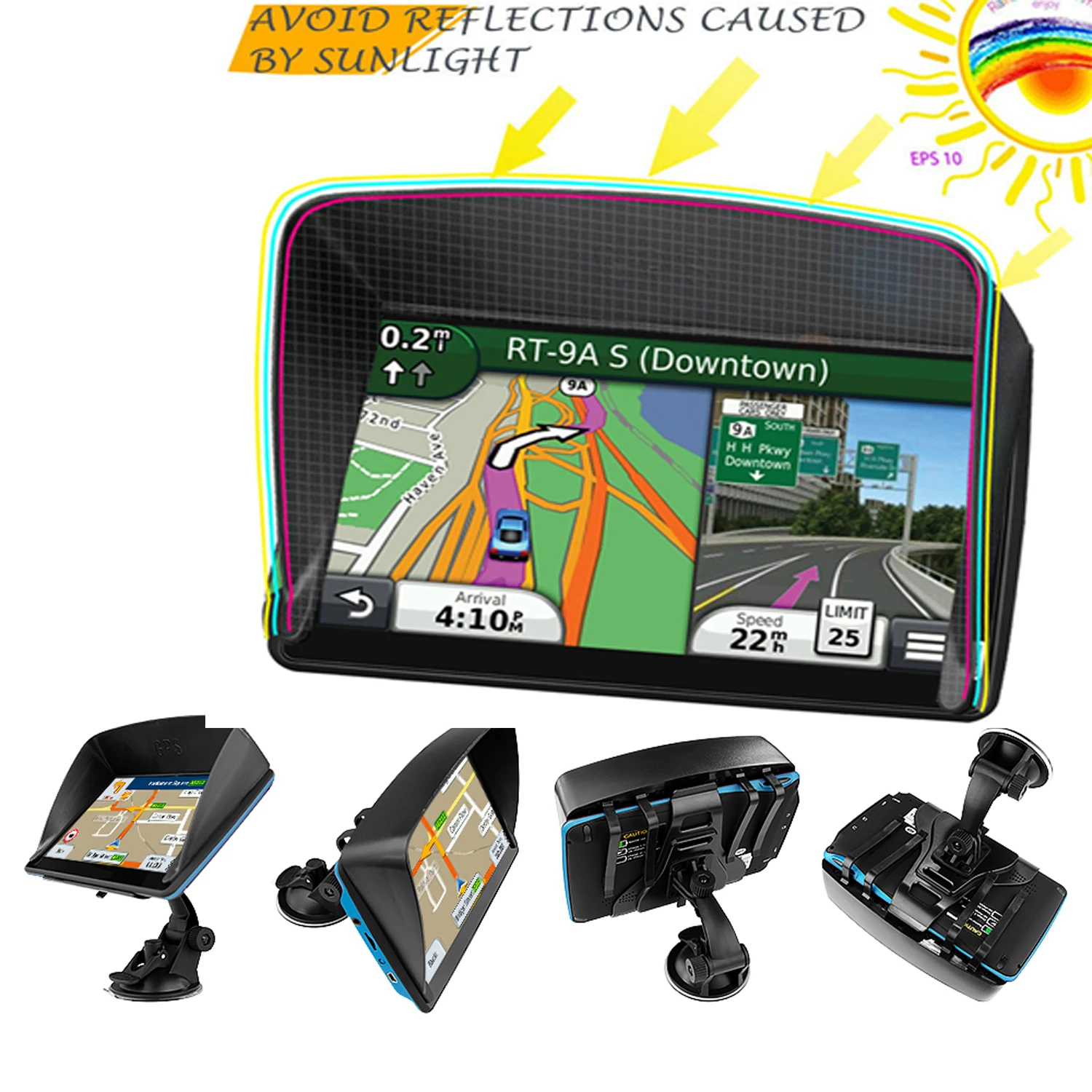 Устройство навигации 7 дюймовый GPS навигатор ЖК экран FM Navitel saatellite navigationFree