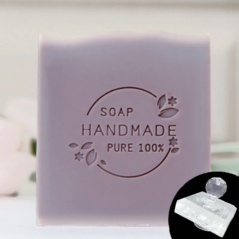 Серия букв английского алфавита прозрачный акриловый штамп для мыла печать