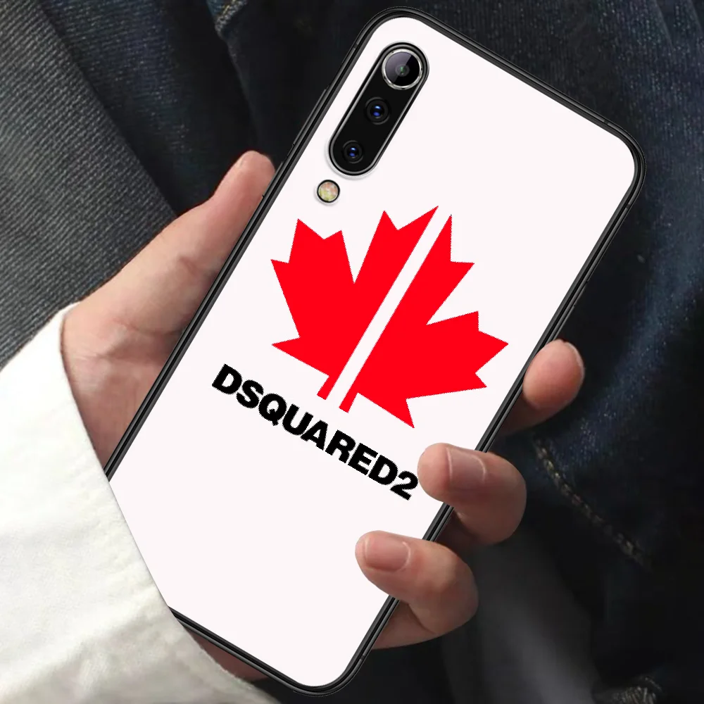 

Trend Brand D2 DSQUARED2 Phone Case For XIAOMI MI Note 8 9 T 10 Pro Lite SE A2 A3 POCO X M MAX 2 3 black Shell Soft Coque