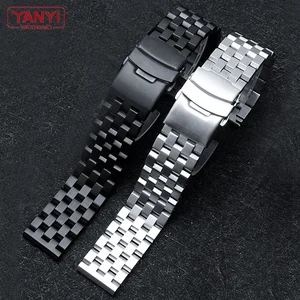 316L Stainless Steel Watchband 20mm 22mm for Samsung huawei SEI-KO watches strap solid metal watch band Double Quick release bar 316L Stainless Steel Watchband 20mm 22mm for Samsung huawei SEI-KO watches strap solid metal watch band Double Quick release bar