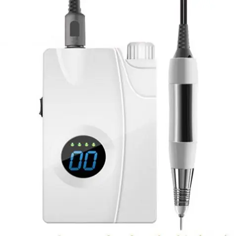 

Portable Electric Nail Drill Machine Rechargeable Cordless Nail Polisher Manicure Set Nail Polisher Waist Hanging Nail Remover