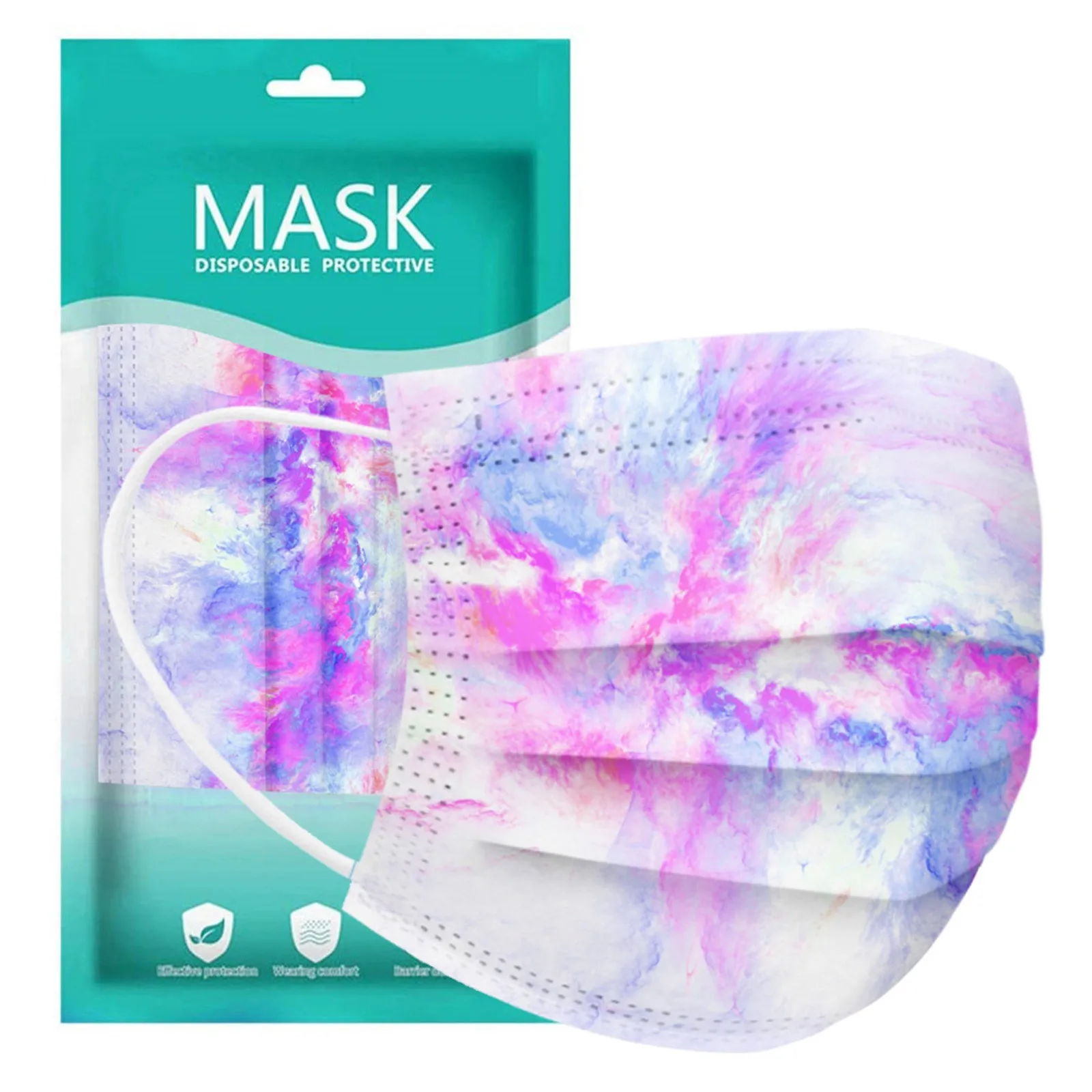 30/60/90pc Adult Disposable Safety Face Mask Personal Breathable Facial 3Ply Ear Loop Outdoor Protective Masque mascarilla | Дом и сад