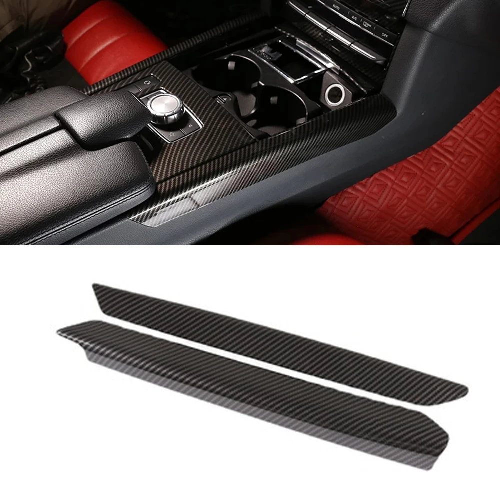 

2 шт., декоративные полосы из углеродного волокна для Mercedes Benz E Class W212 2010-2015