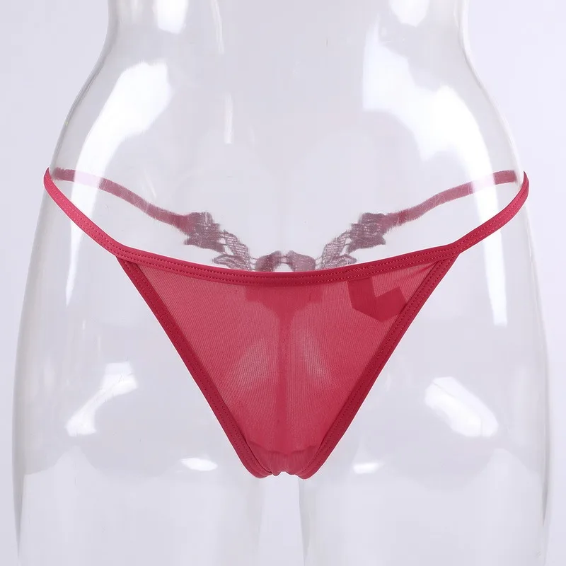 Сексуальные женские трусики кружевные стринги с низкой талией соблазнительное
