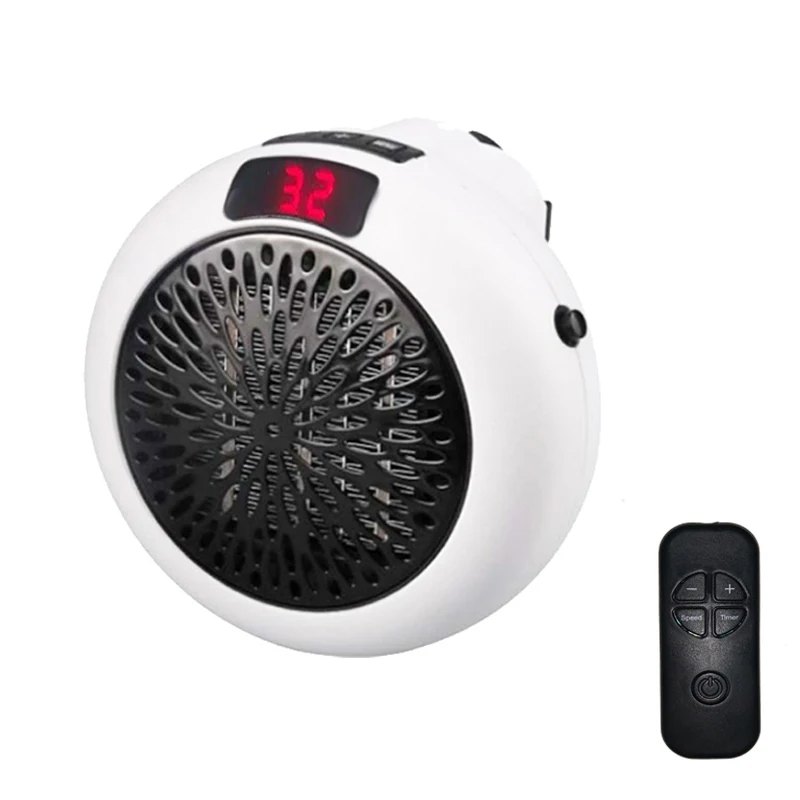 

Portable Heater Household Home Plug In Small Heater with Remote Control Office Dorm Heating HK3