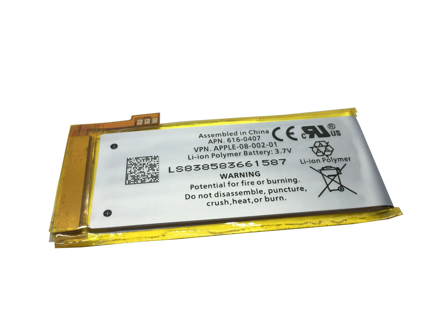 

5PCS High Quality 3.7V Li-ion Polymer Battery Replacement For IPod Nano 4 4th Gen 616-0407+ Tool Kit