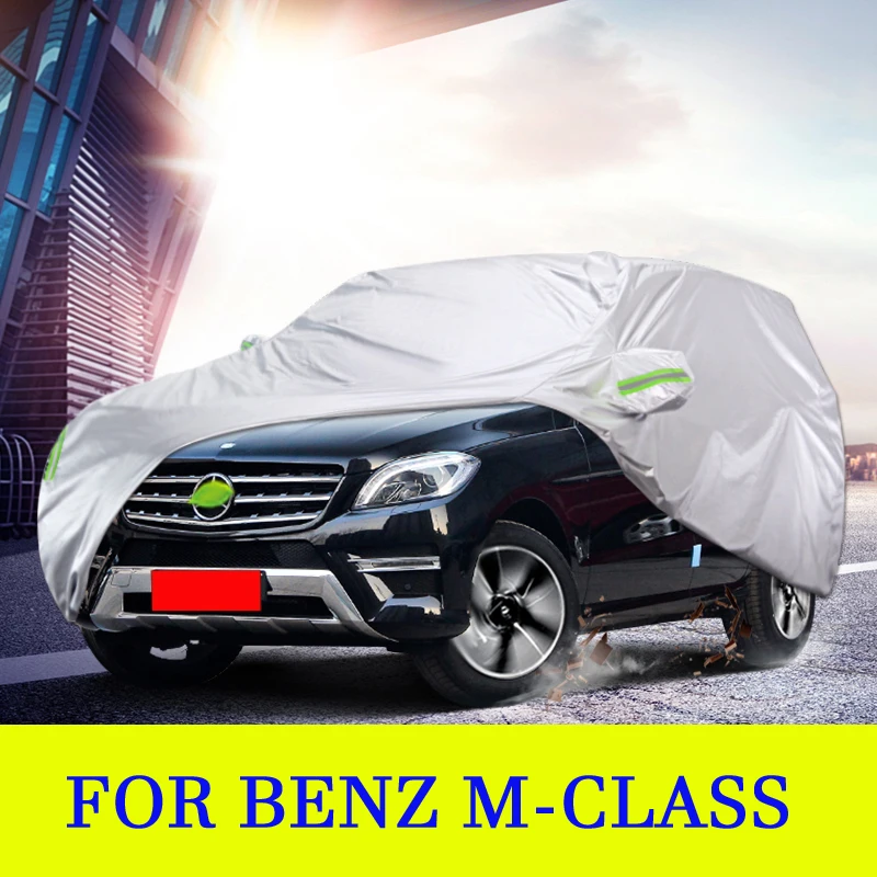 Exterior Full Car Cover Outdoor Protection Snow Cover Sunshade Waterproof Dustproof for benz M-CLASS w166 w164 w163 Accessories