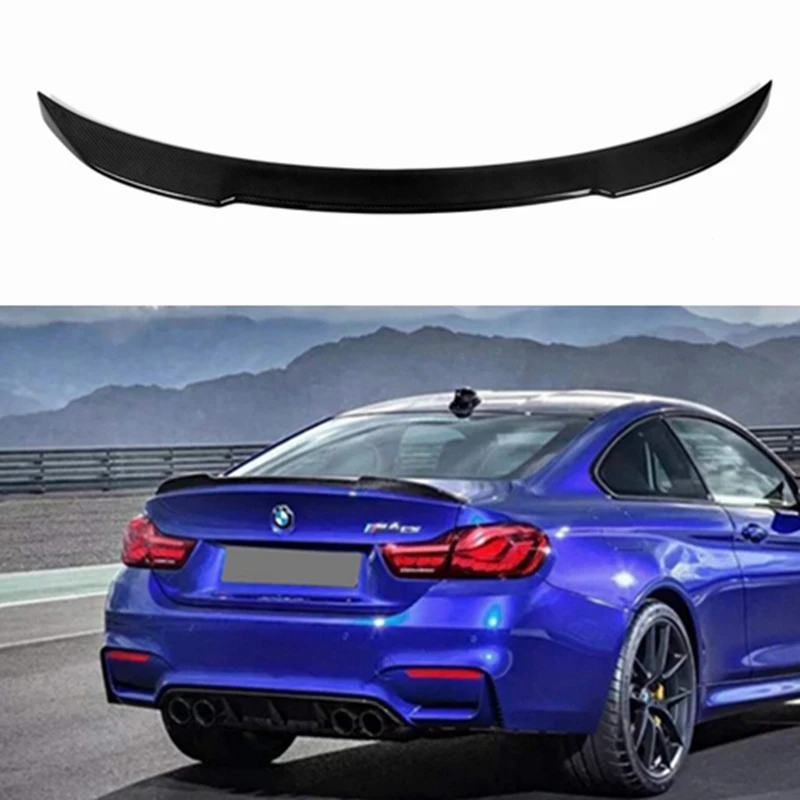 

For BMW F36 4 Series 4 Door Gran F32 Coupe F82 CS style Carbon Fiber Spoiler 2014- UP 420i 420d 428i 435i