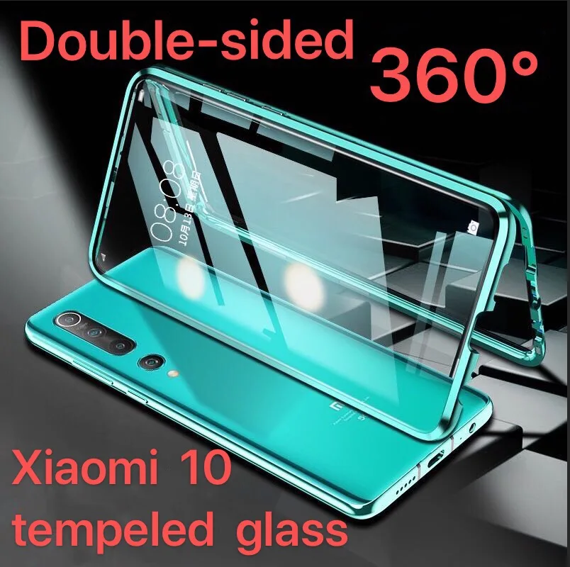 360 металлический магнитный чехол для телефона Redmi Note 9 8 7 K20 K30 Pro Xiaomi 10 9T CC9 F1