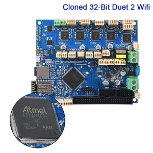 cloned 32 bit duet 2 wifi v1 04 control board duetwifi for paneldue 4 3 reprap advanced motherboard cnc 3d printer board skr gtr free global shipping