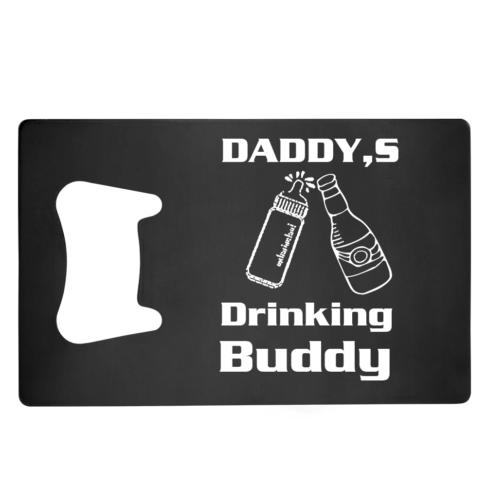 Настраиваемый текст логотип открывалка для бутылок и надписью Daddy's
