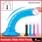 Реалистичный фаллоимитатор, Анальный сексуальная игрушка для мастурбации для пар, Кристальный Желейный фаллоимитатор на присоске, пенис, толкающий фаллоимитатор для женщин и геев