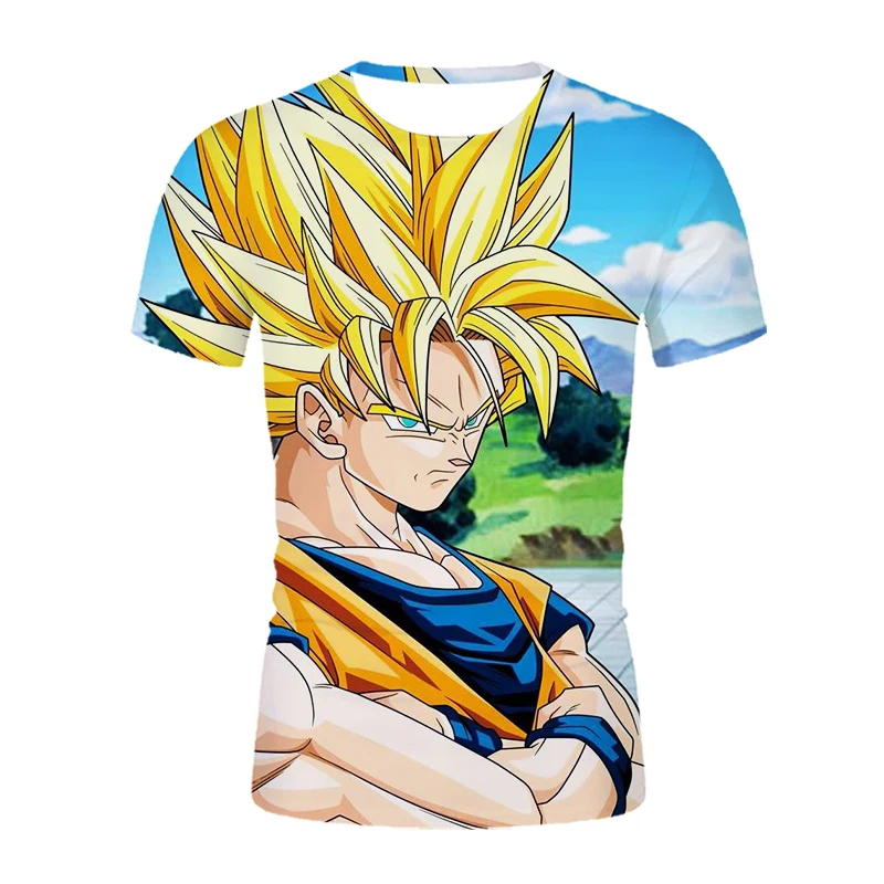 

Summer Hot Sale Anime Dragon T-shirt 3D Printing Street Harajuku Men's and Women's t-shirts O-neck Tees Oversized Children's Top