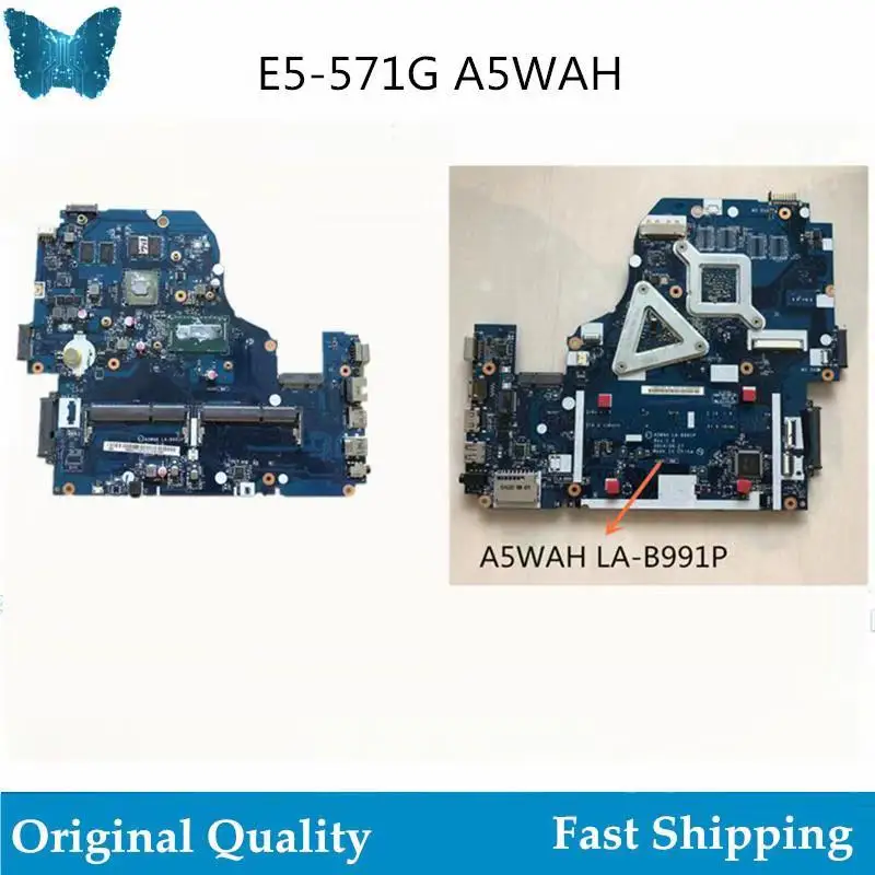 Оригинальная материнская плата для ноутбука I5 I3 с графическим процессором Acer